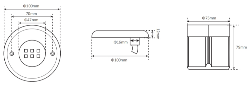 Pool-Light-W8100-Size